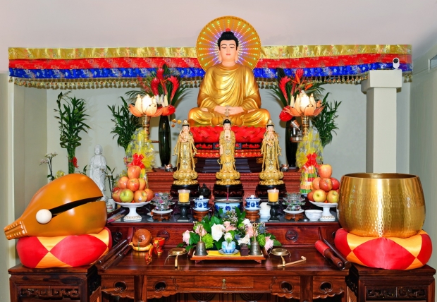 CHÙA KIỀU ĐÀM, SAN JOSE TỔ CHỨC LỄ AN VỊ TÔN TƯỢNG ĐỨC BỔN SƯ