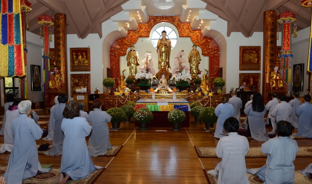 KHÓA TU BÁT QUAN TRAI GIỚI TẠI CHÙA ĐỨC VIÊN, SAN JOSE NGÀY 24/8/2019