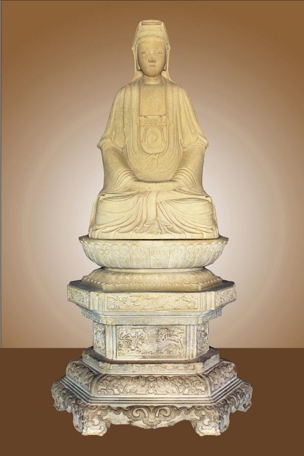 TỔ SƯ NGUYÊN THIỀU VÀ BẢO TƯỢNG BỒ TÁT QUÁN THẾ ÂM CHÙA HÀ TRUNG, THỪA THIÊN HUẾ