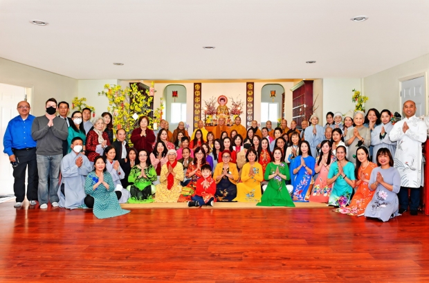 MỪNG XUÂN VUI TẾT NHÂM DẦN 2022 Ở TRUNG TÂM TU HỌC PHỔ TRÍ, VACAVILLE, HOA KỲ.